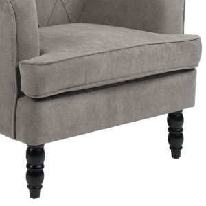 Fotoliu material textil Efficient gri - negru 72x97x100cm - imagine 6