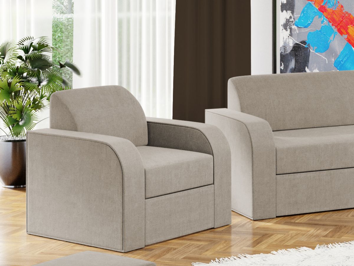 Fotoliu Mini Crem 2 Fotoliu Mini Crem - imagine 2