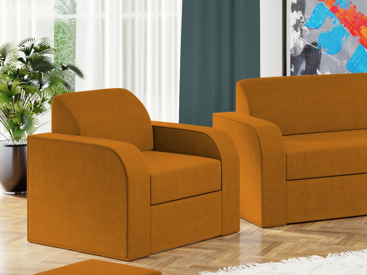 Fotoliu Mini Portocaliu 2 Fotoliu Mini Portocaliu - imagine 2