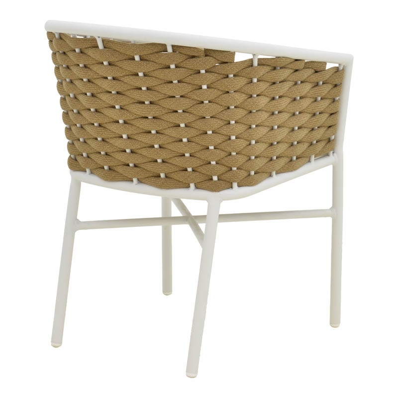 Fotoliu Noevo, Pako World, Alb, 57x62x77 cm 2 Fotoliu Noevo, Pako World, Alb, 57x62x77 cm - imagine 2