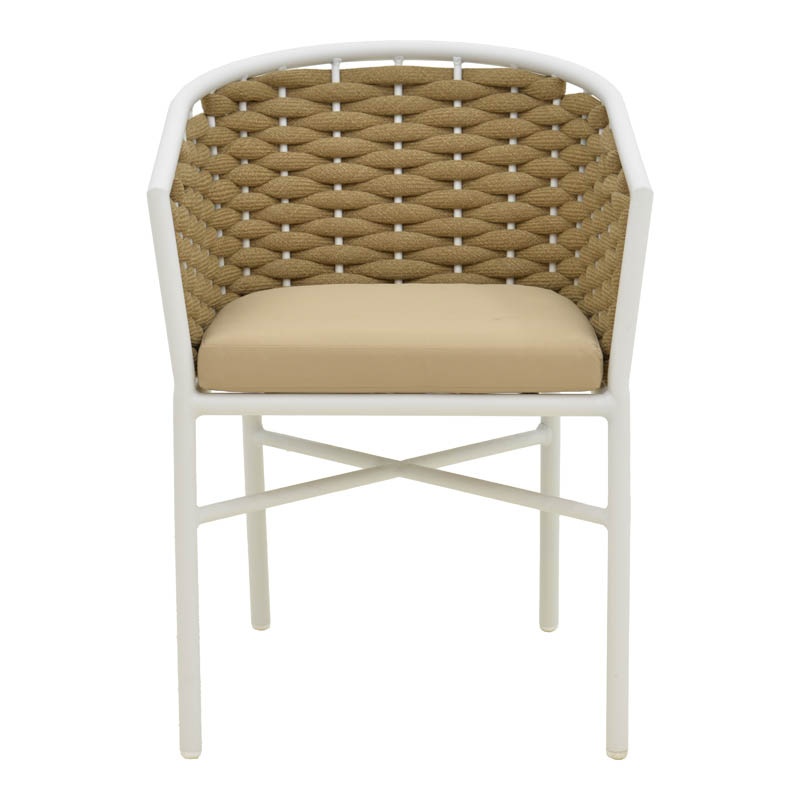 Fotoliu Noevo, Pako World, Alb, 57x62x77 cm 4 Fotoliu Noevo, Pako World, Alb, 57x62x77 cm - imagine 4