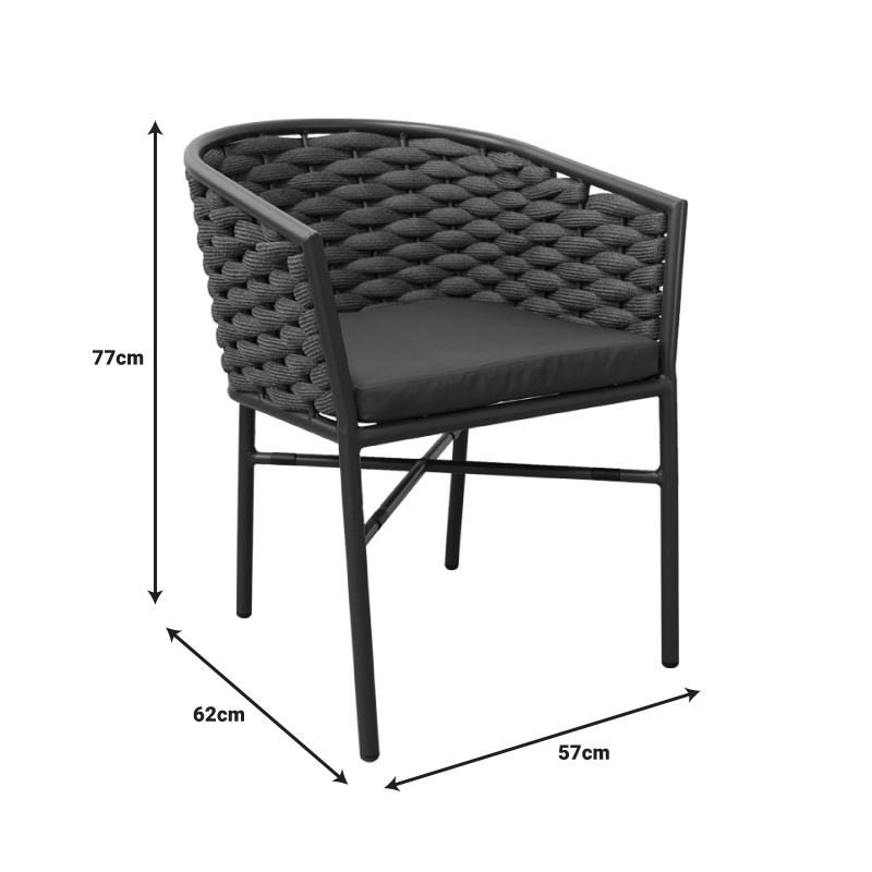 Fotoliu Noevo, Pako World, Alb, 57x62x77 cm 8 Fotoliu Noevo, Pako World, Alb, 57x62x77 cm - imagine 8