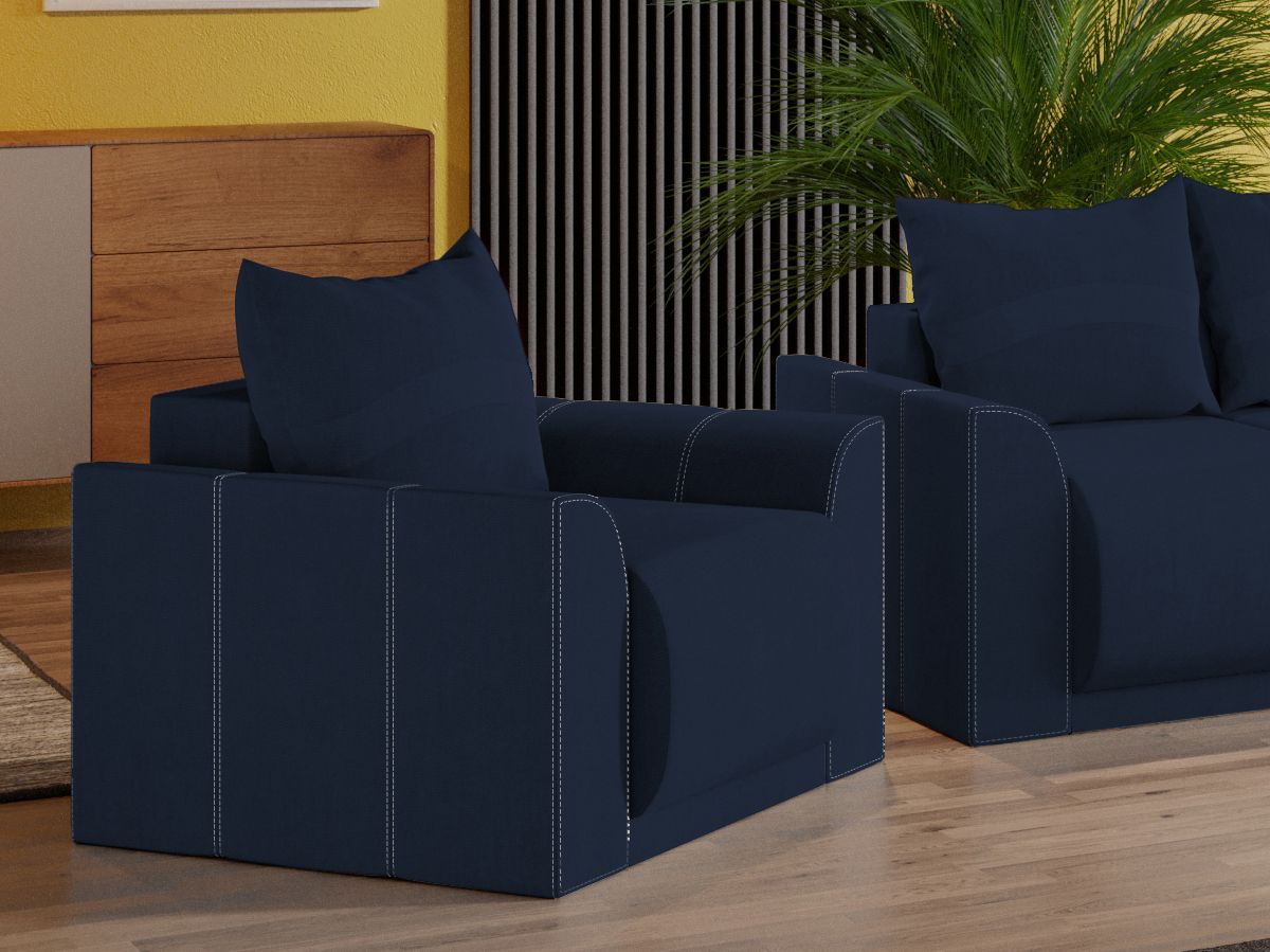 Fotoliu Nova Albastru 3 Fotoliu Nova Albastru - imagine 3