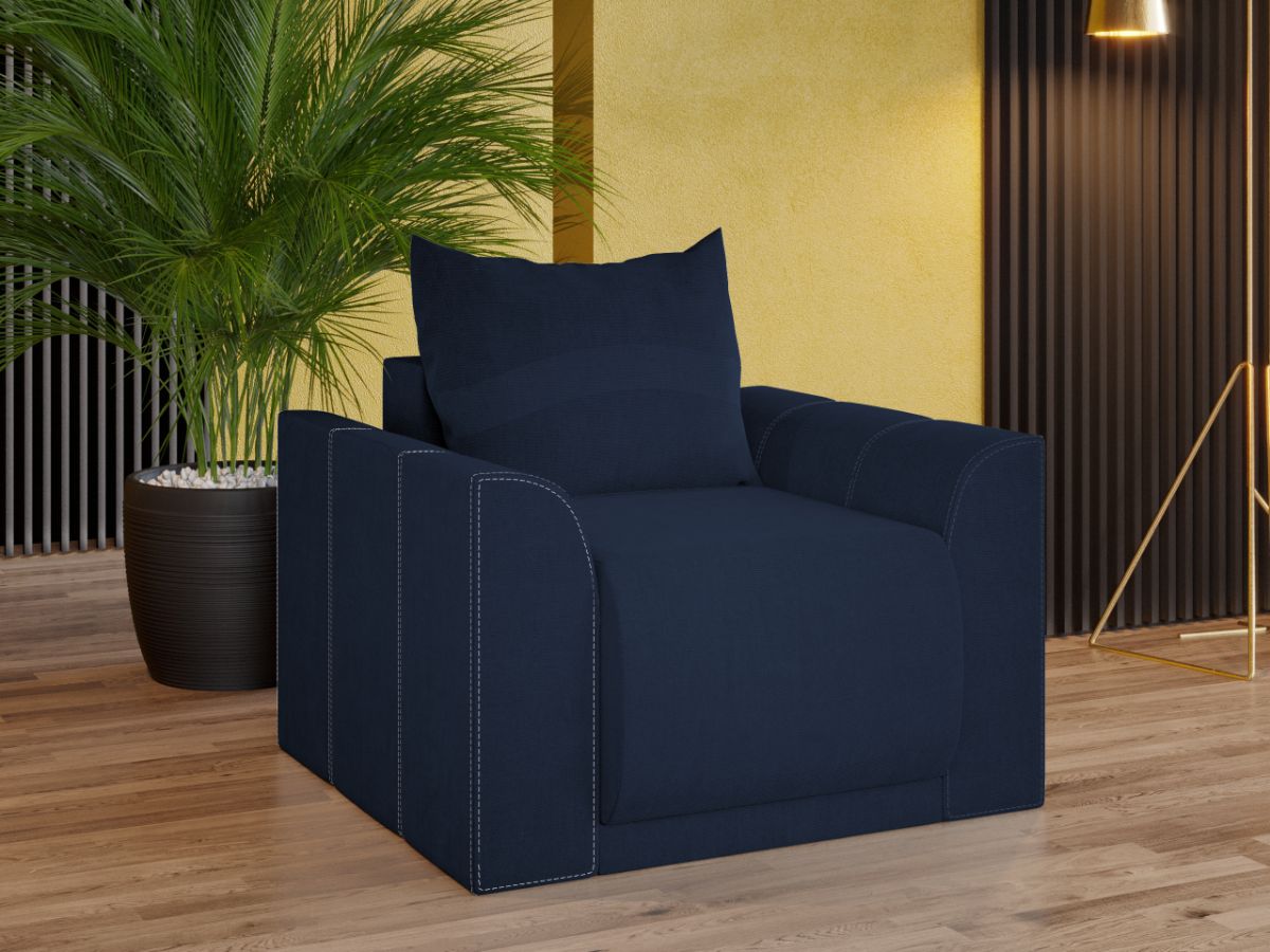 Fotoliu Nova Albastru 2 Fotoliu Nova Albastru - imagine 2