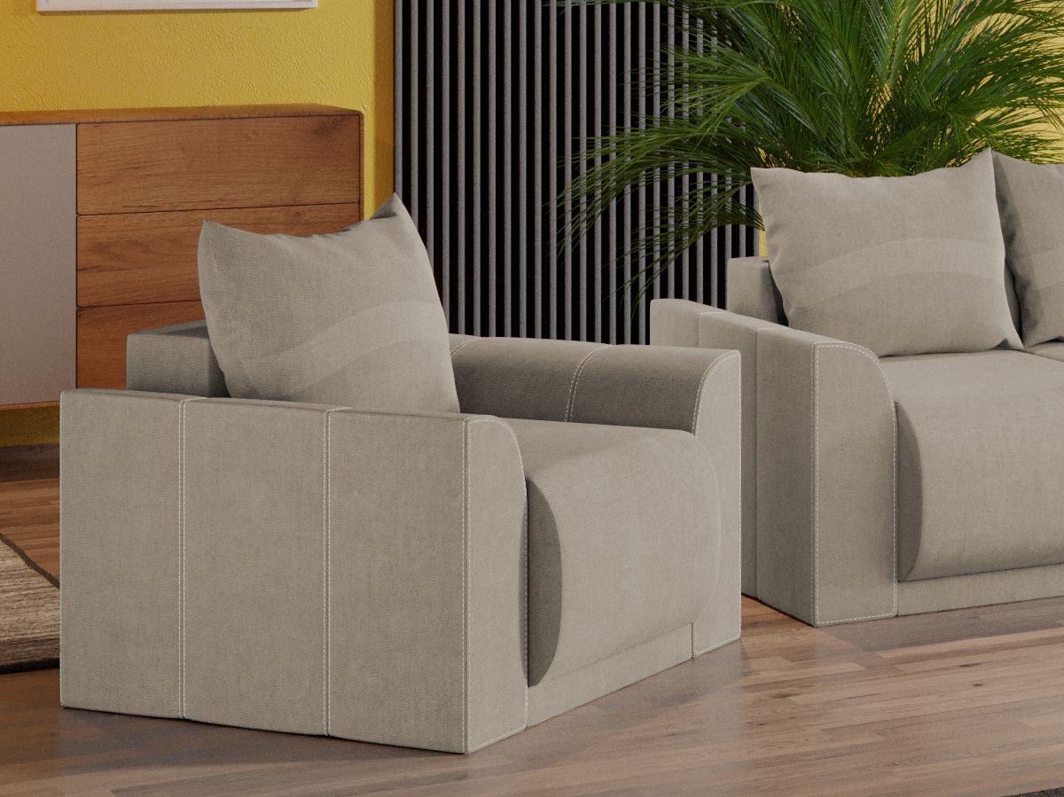 Fotoliu Nova Crem 3 Fotoliu Nova Crem - imagine 3