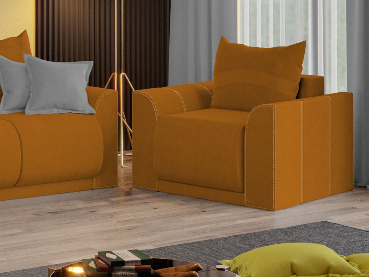 Fotoliu Nova Portocaliu 2 Fotoliu Nova Portocaliu - imagine 2