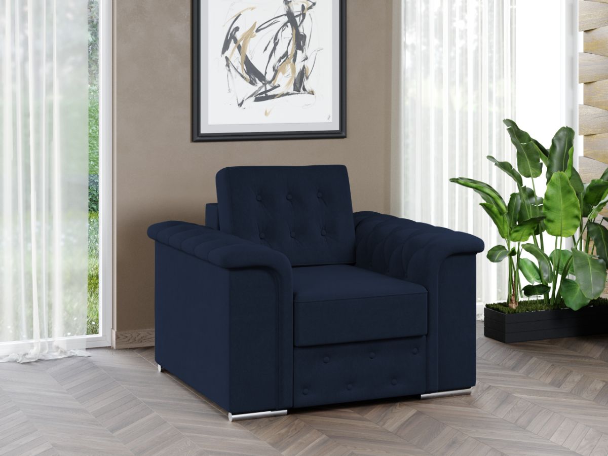 Fotoliu Olimp Albastru 2 Fotoliu Olimp Albastru - imagine 2