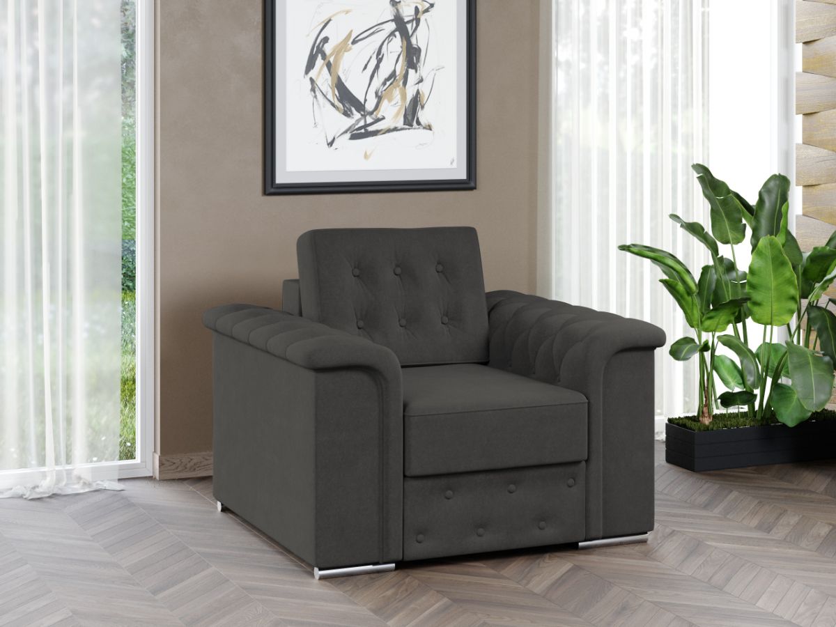 Fotoliu Olimp Gri Antracit 1 Fotoliu Olimp Gri Antracit