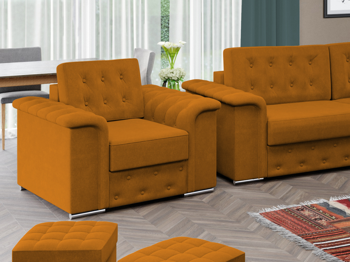 Fotoliu Olimp Portocaliu 3 Fotoliu Olimp Portocaliu - imagine 3