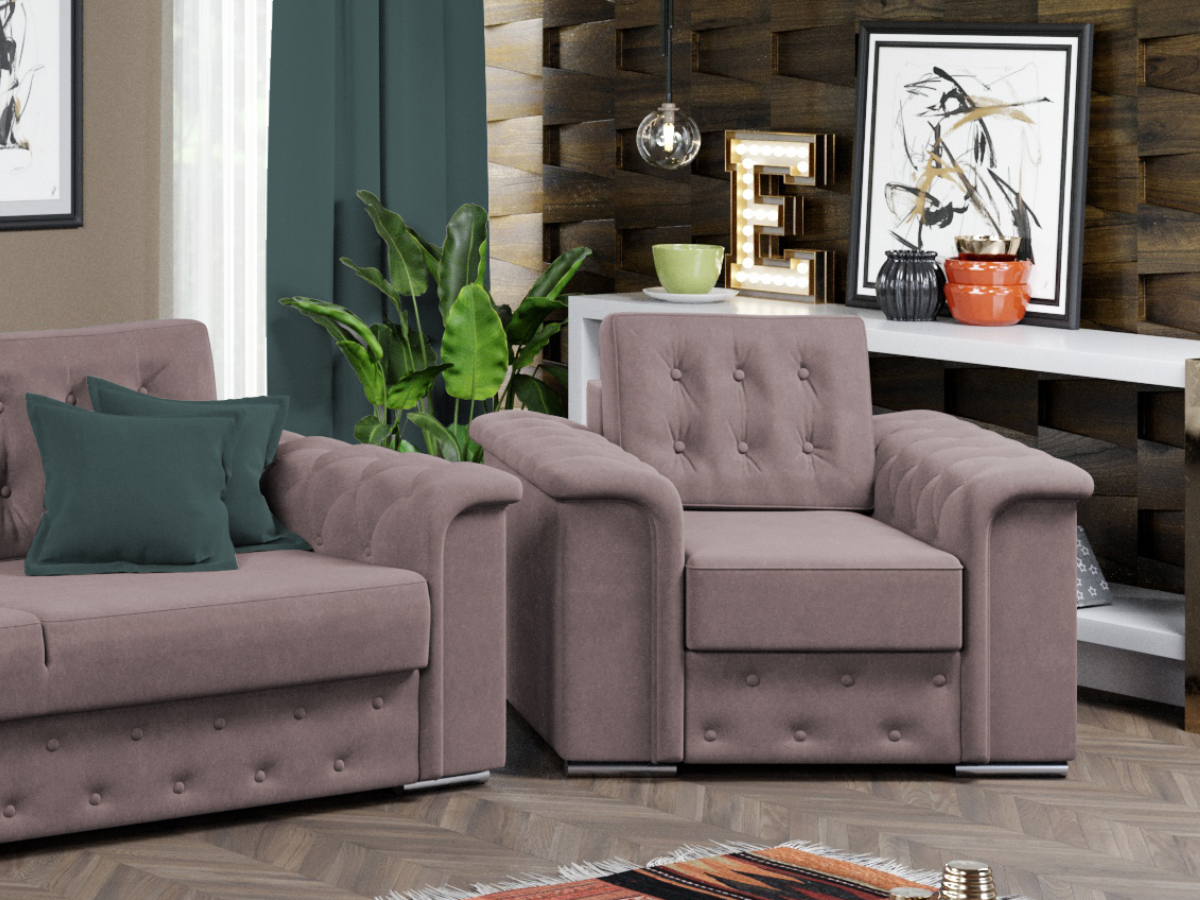 Fotoliu Olimp Roze 3 Fotoliu Olimp Roze - imagine 3