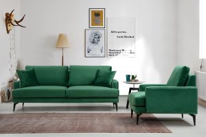 Fotoliu Papira Verde 80x90x88 cm - imagine 2