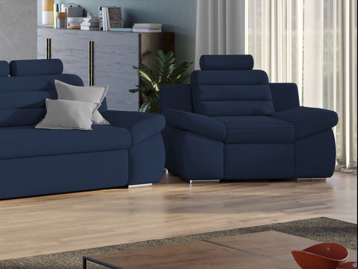 Fotoliu Quinn Albastru 3 Fotoliu Quinn Albastru - imagine 3