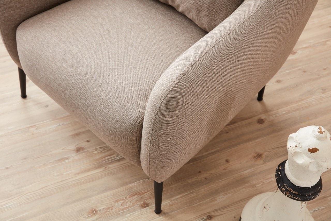 Fotoliu Venus Crem 77x70x77 cm 4 Fotoliu Venus Crem 77x70x77 cm - imagine 4