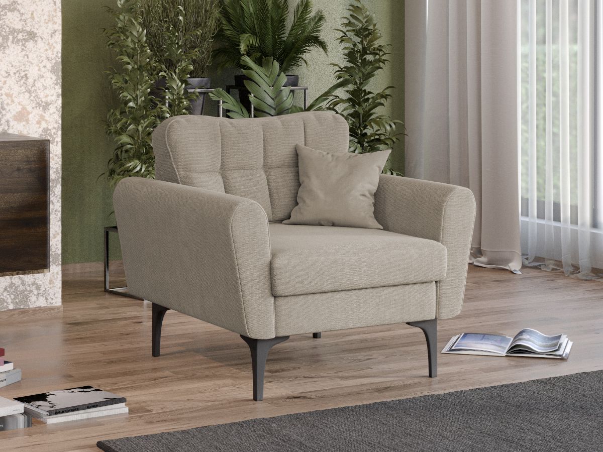 Fotoliu Vibe Crem 3 Fotoliu Vibe Crem - imagine 3