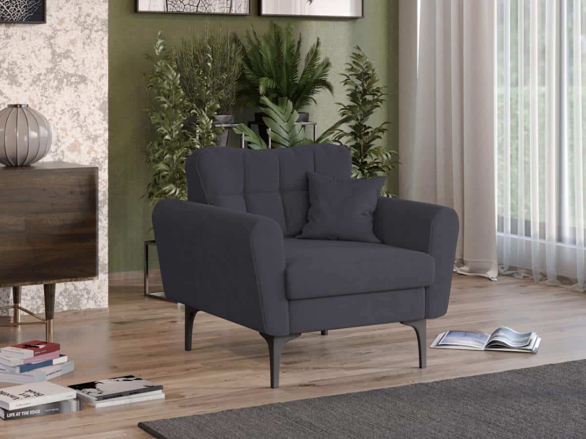 Fotoliu Vibe Gri Inchis 1 Fotoliu Vibe Gri Inchis