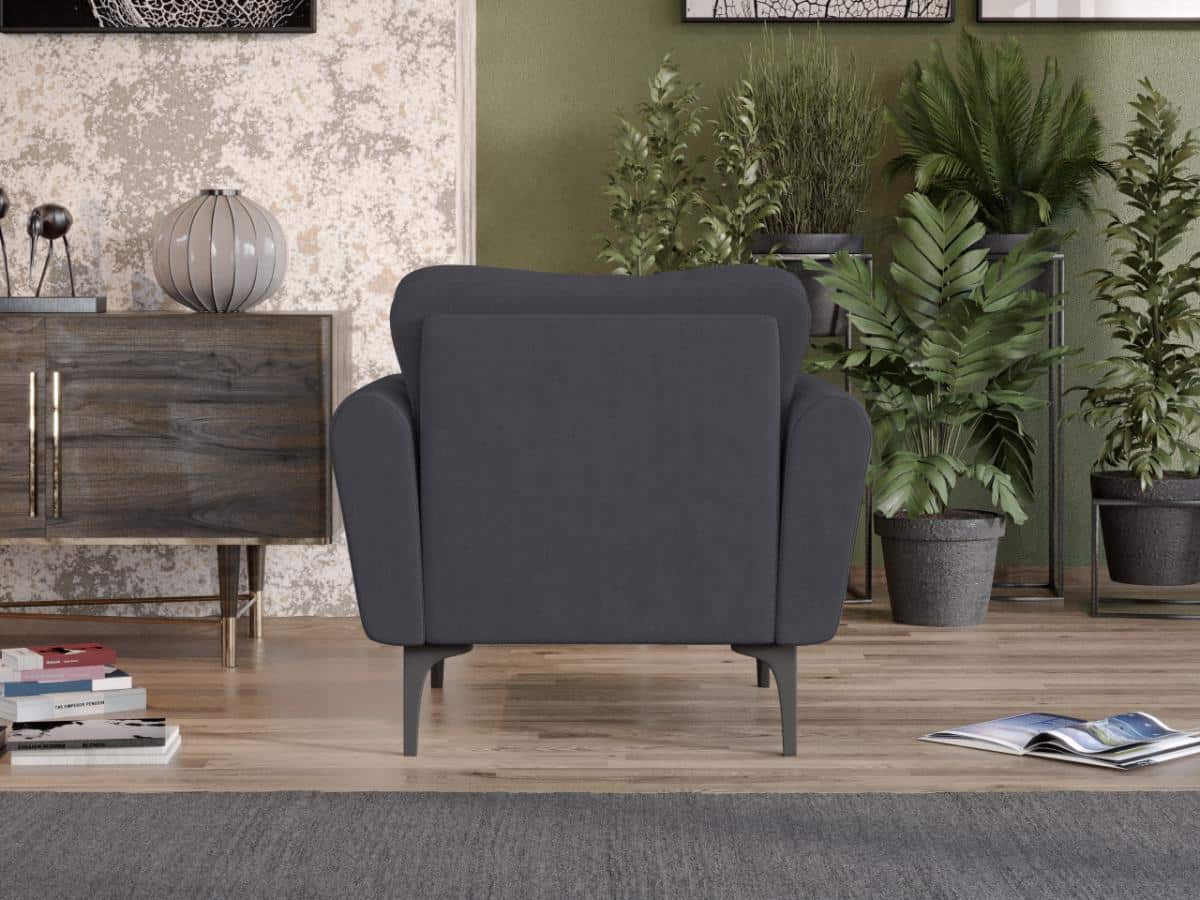 Fotoliu Vibe Gri Inchis 3 Fotoliu Vibe Gri Inchis - imagine 3