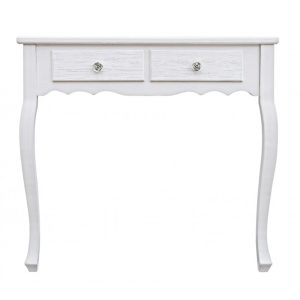 Consola, Blanc, Bizzotto, 80x40x75 cm, MDF - imagine 3