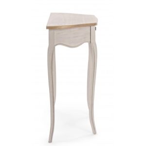 Consola cu 1 sertar, Clarisse, Bizzotto, 80x35x80 cm, lemn de paulownia - imagine 4