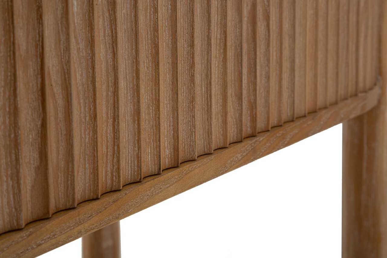 Consola Gothenburg, Mauro Ferretti, 110x40x80 cm, lemn de brad/MDF/fier, maro 6 Consola Gothenburg, Mauro Ferretti, 110x40x80 cm, lemn de brad/MDF/fier, maro - imagine 6