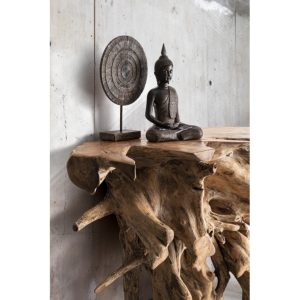 Consola, Soledad, Bizzotto, 120x40x77 cm, radacina de tec - imagine 2