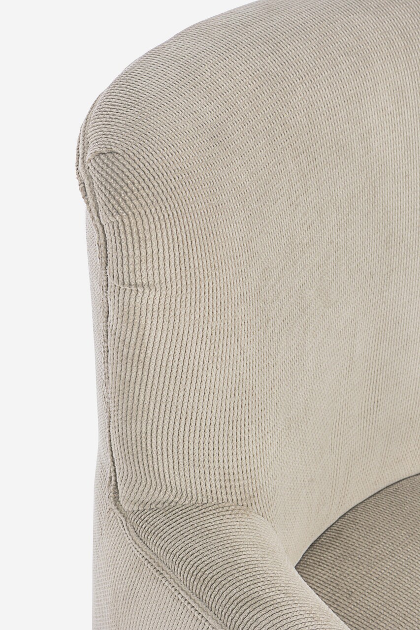 Fotoliu Chenille, Bizzotto, 71.5 x 72.5 x 79 cm, lemn de pin/arbore de cauciuc/catifea, grej 5 Fotoliu Chenille, Bizzotto, 71.5 x 72.5 x 79 cm, lemn de pin/arbore de cauciuc/catifea, grej - imagine 5