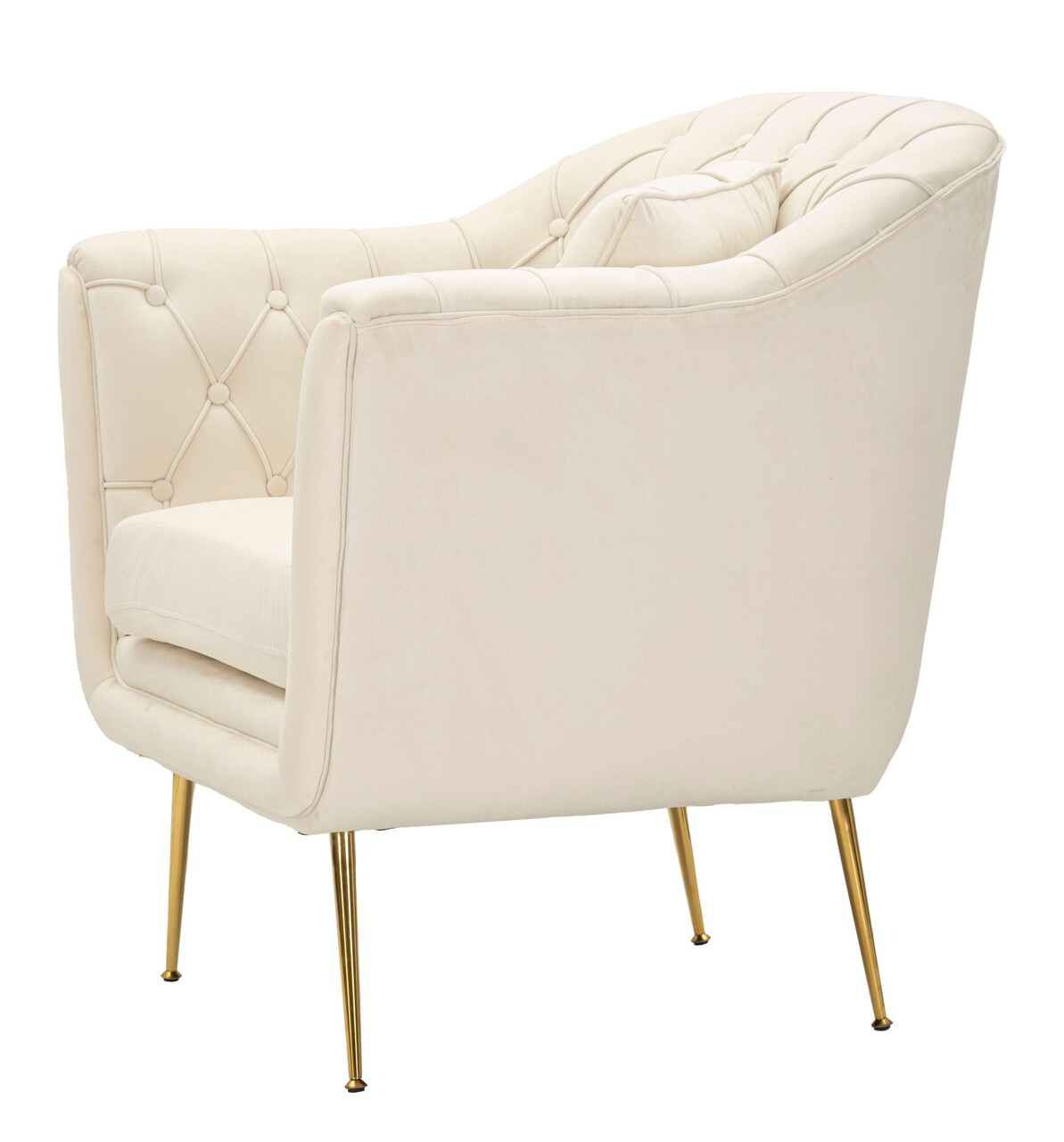 Fotoliu cu perna decorativa Budapest, Mauro Ferretti, 88x83x91 cm, fier/poliester, crem 9 Fotoliu cu perna decorativa Budapest, Mauro Ferretti, 88x83x91 cm, fier/poliester, crem - imagine 9