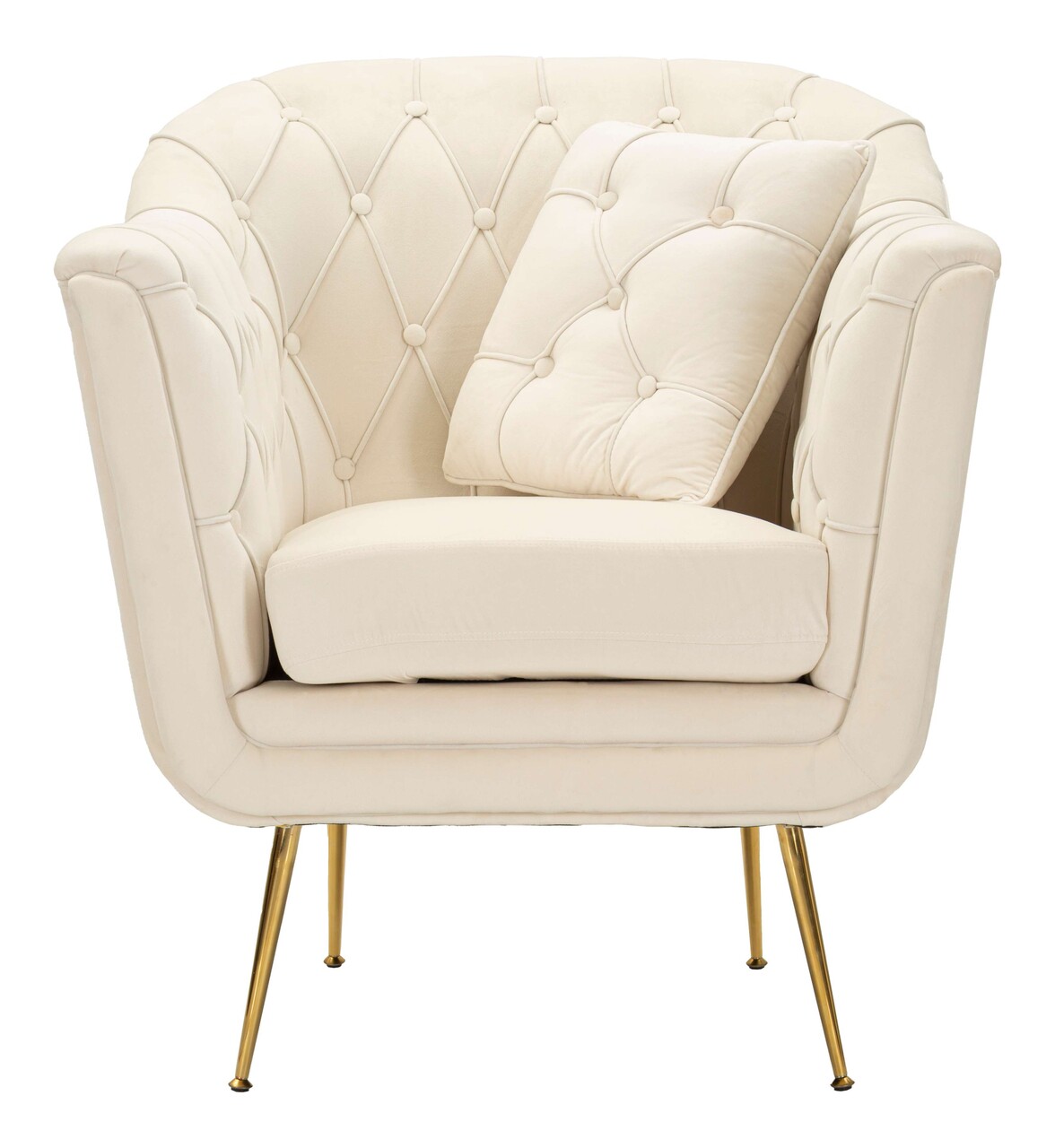 Fotoliu cu perna decorativa Budapest, Mauro Ferretti, 88x83x91 cm, fier/poliester, crem 10 Fotoliu cu perna decorativa Budapest, Mauro Ferretti, 88x83x91 cm, fier/poliester, crem - imagine 10