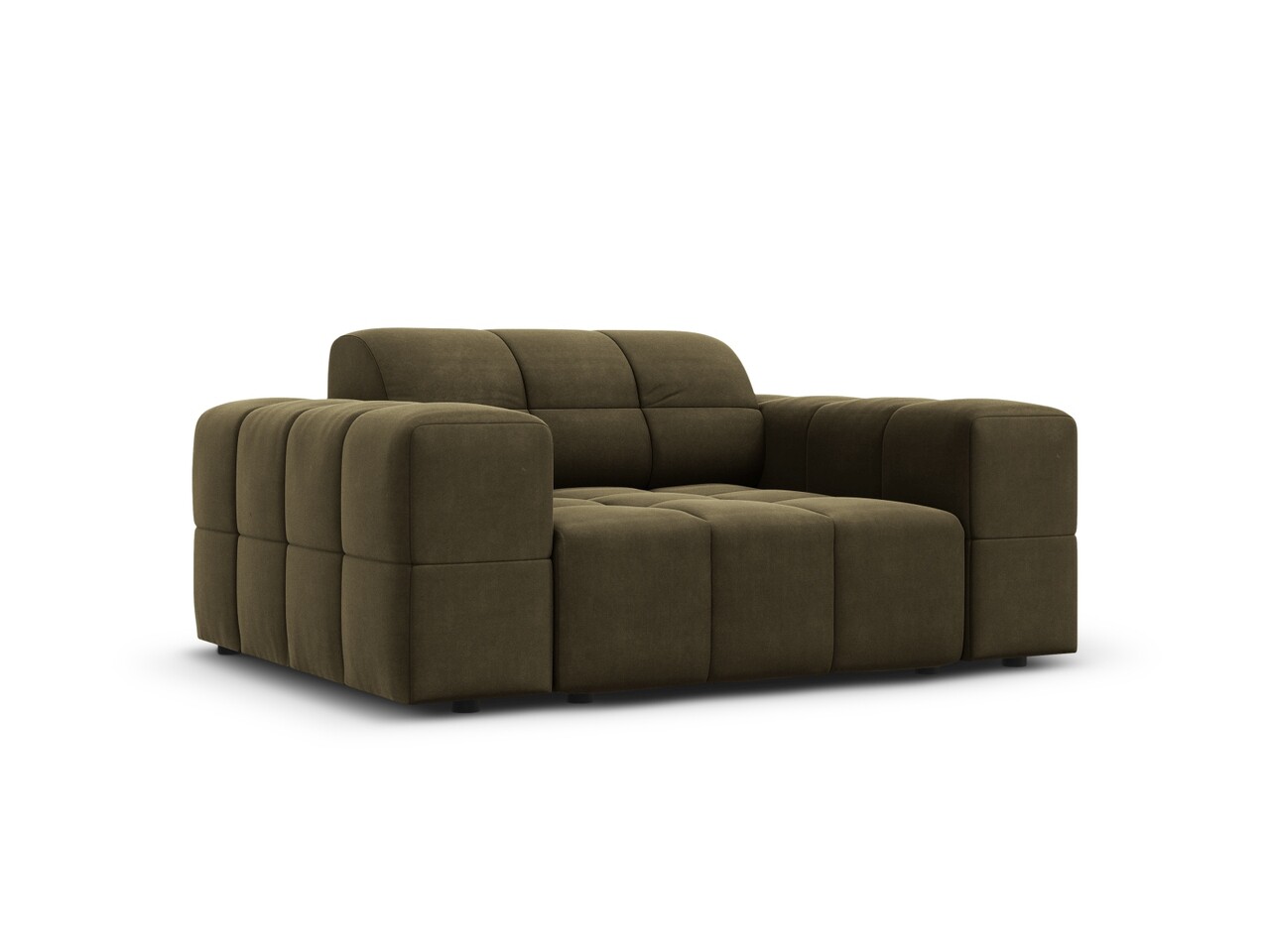 Fotoliu, Jennifer-51, Micadoni Home, 124x102x70 cm, catifea, verde 4 Fotoliu, Jennifer-51, Micadoni Home, 124x102x70 cm, catifea, verde - imagine 4