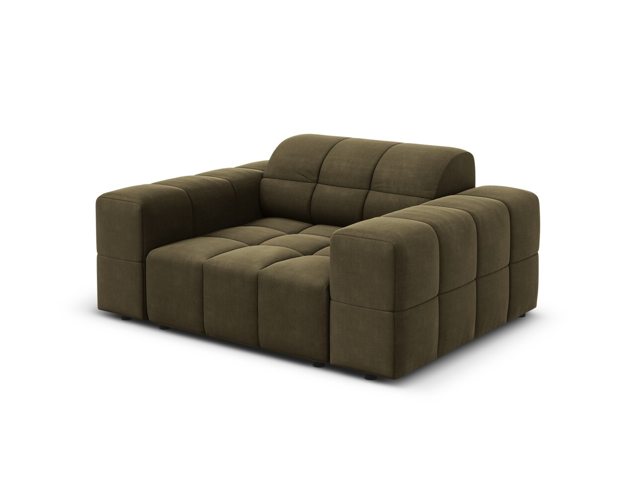 Fotoliu, Jennifer-51, Micadoni Home, 124x102x70 cm, catifea, verde 5 Fotoliu, Jennifer-51, Micadoni Home, 124x102x70 cm, catifea, verde - imagine 5