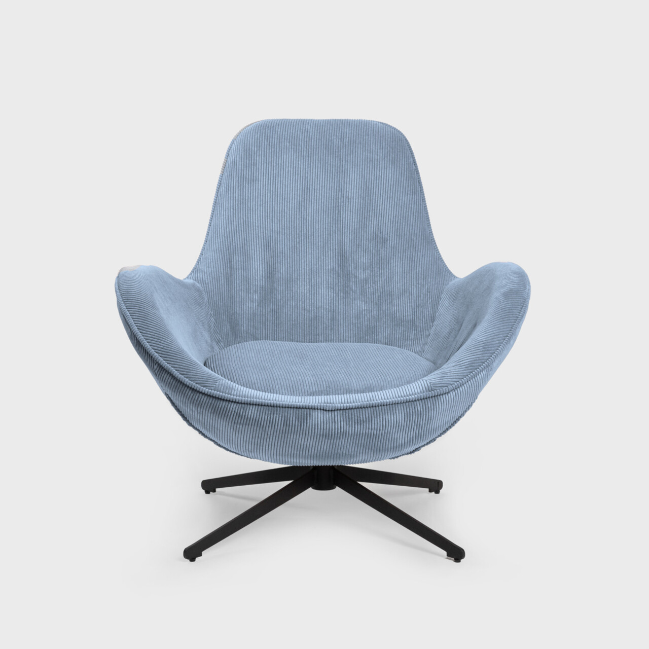 Fotoliu Lunaire, Homla, 86x76x87 cm, metal/catifea din poliester, albastru 3 Fotoliu Lunaire, Homla, 86x76x87 cm, metal/catifea din poliester, albastru - imagine 3