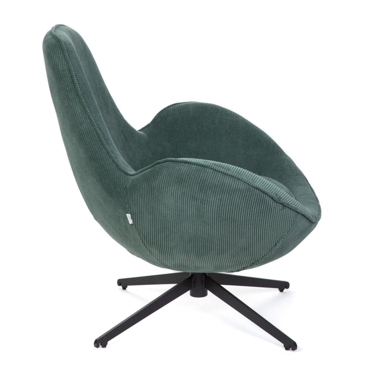 Fotoliu Lunaire, Homla, 86x76x87 cm, metal/catifea din poliester, verde 4 Fotoliu Lunaire, Homla, 86x76x87 cm, metal/catifea din poliester, verde - imagine 4