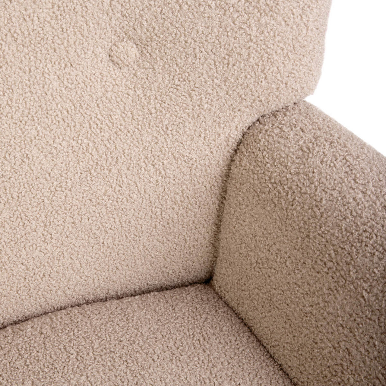 Fotoliu balansoar Moss Teddy Boucle, Homla, 76x64x93.5 cm, metal/poliester, bej 5 Fotoliu balansoar Moss Teddy Boucle, Homla, 76x64x93.5 cm, metal/poliester, bej - imagine 5