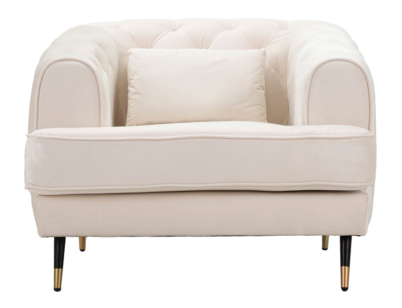 Fotoliu, Praga, Mauro Ferretti, 93 x 86 x 71 cm, lemn de eucalipt/poliester/metal, crem/auriu 2 Fotoliu, Praga, Mauro Ferretti, 93 x 86 x 71 cm, lemn de eucalipt/poliester/metal, crem/auriu - imagine 2