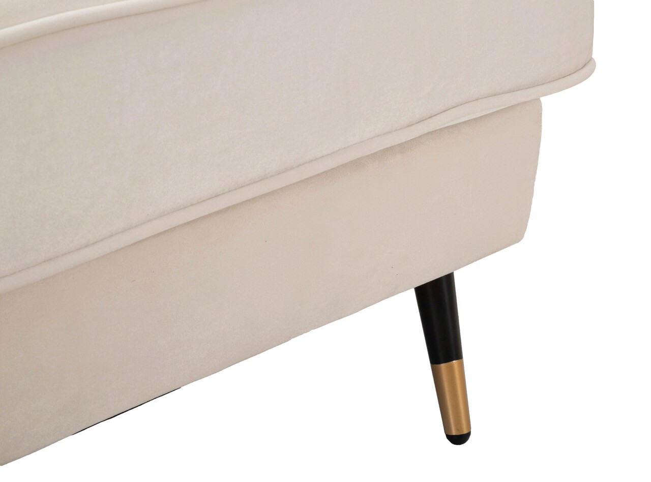 Fotoliu, Praga, Mauro Ferretti, 93 x 86 x 71 cm, lemn de eucalipt/poliester/metal, crem/auriu 6 Fotoliu, Praga, Mauro Ferretti, 93 x 86 x 71 cm, lemn de eucalipt/poliester/metal, crem/auriu - imagine 6