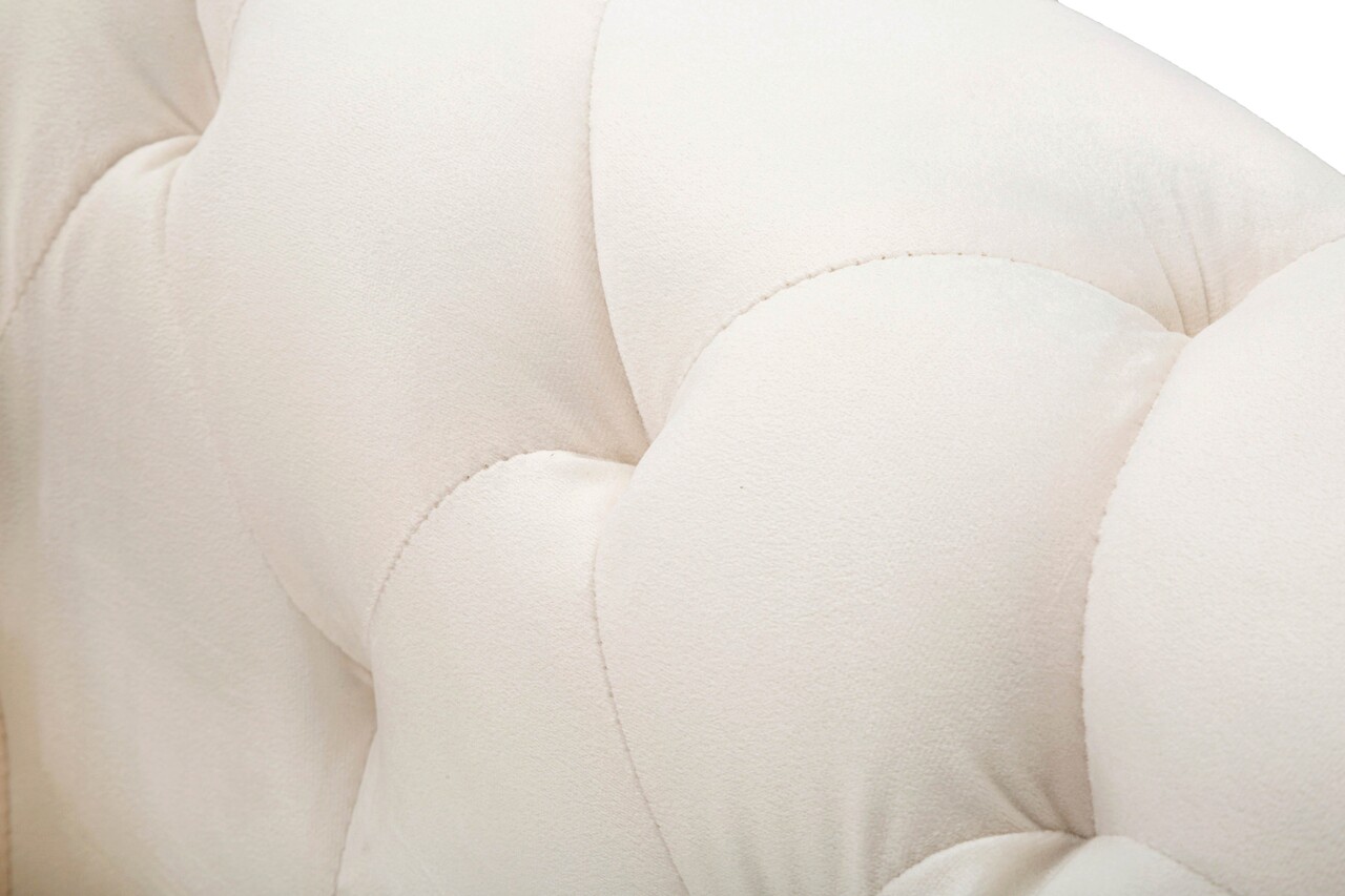 Fotoliu, Praga, Mauro Ferretti, 93 x 86 x 71 cm, lemn de eucalipt/poliester/metal, crem/auriu 8 Fotoliu, Praga, Mauro Ferretti, 93 x 86 x 71 cm, lemn de eucalipt/poliester/metal, crem/auriu - imagine 8