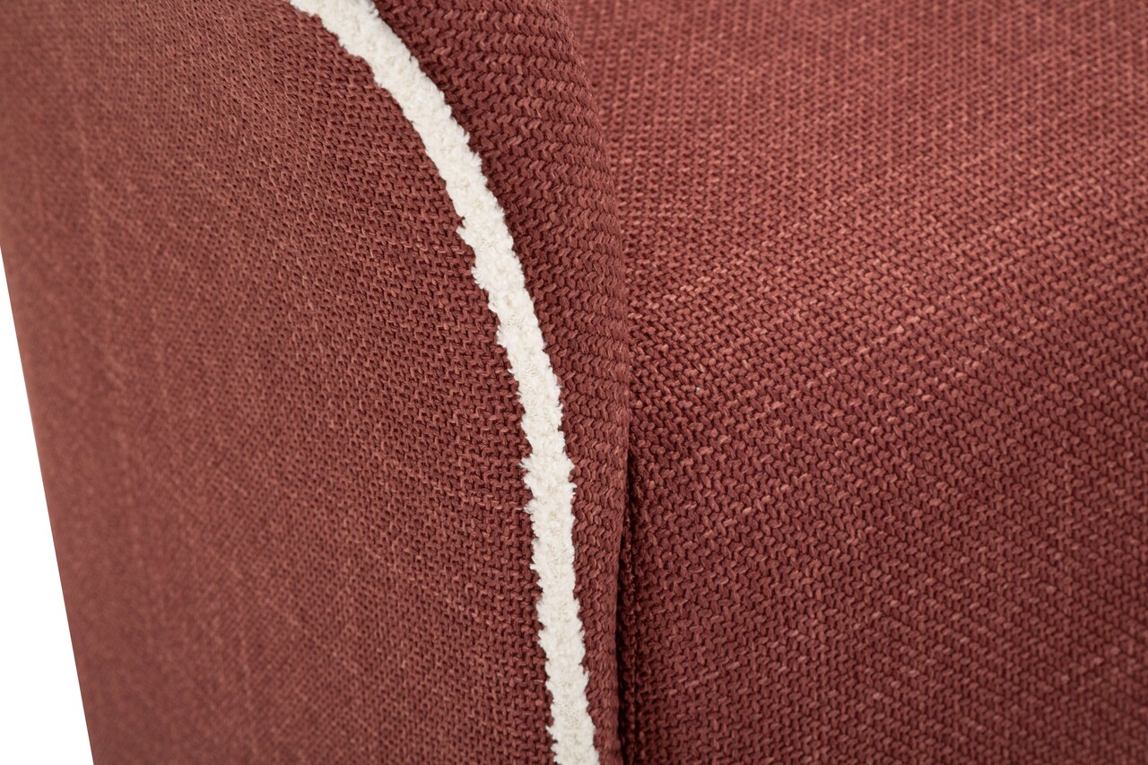 Fotoliu rotativ Siena Swivel, Mauro Ferretti, 83.5x66x80 cm, fier/poliester, bordo 9 Fotoliu rotativ Siena Swivel, Mauro Ferretti, 83.5x66x80 cm, fier/poliester, bordo - imagine 9