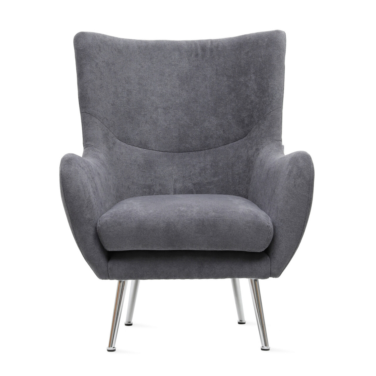 Fotoliu Sammas, Homla, 74x73x93 cm, metal/poliester, graphite 3 Fotoliu Sammas, Homla, 74x73x93 cm, metal/poliester, graphite - imagine 3