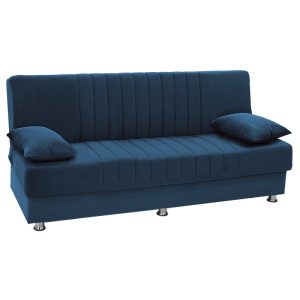 Set living New Living 9, 3 bucati Negru - Albastru - imagine 2